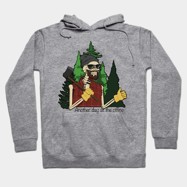 Lumberjack Bones Hoodie by Good Steward Designs